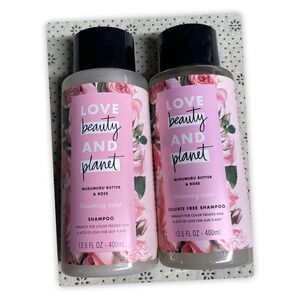 Love Beauty And Planet Murumuru Butter & Rose Shampoo, Pack Of 2